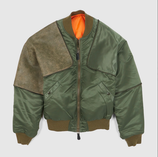 Army Pillow Bomber Jacket
